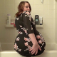 A cute, plump girl with red hair records herself shitting while sitting on the edge of a bath tub She wipes her ass and shows us her dirty TP with the product on the floor in the background. Presented in 720P HD. About 3 minutes.